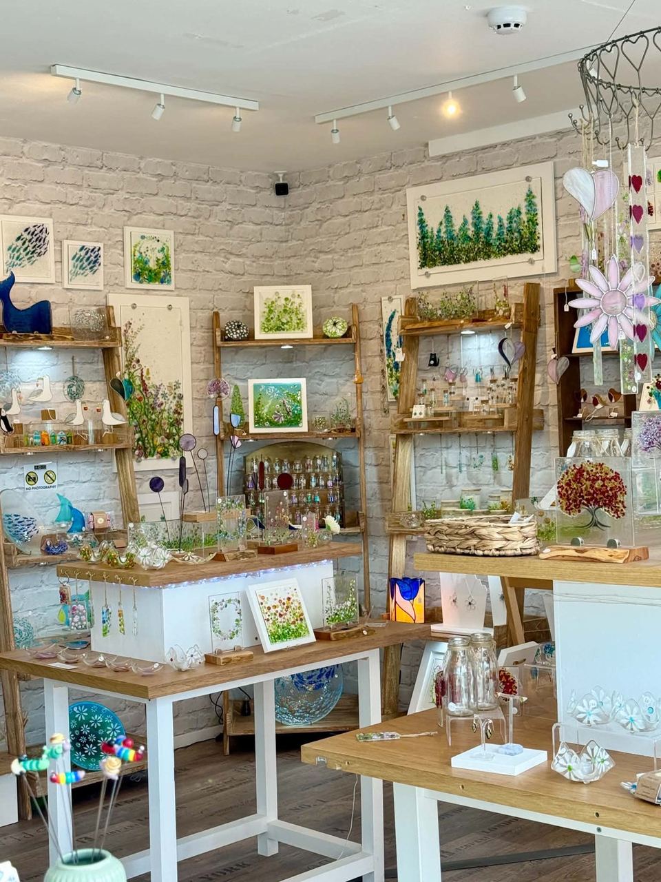 Colourful Berserks Glass gallery and working studio