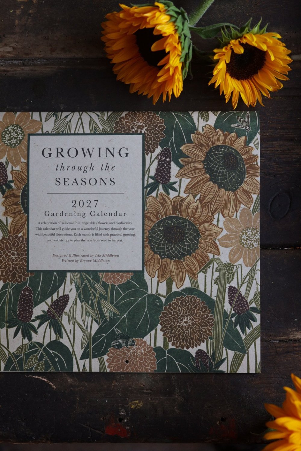 An illustrated seasonal growing calendar at Craftmongers