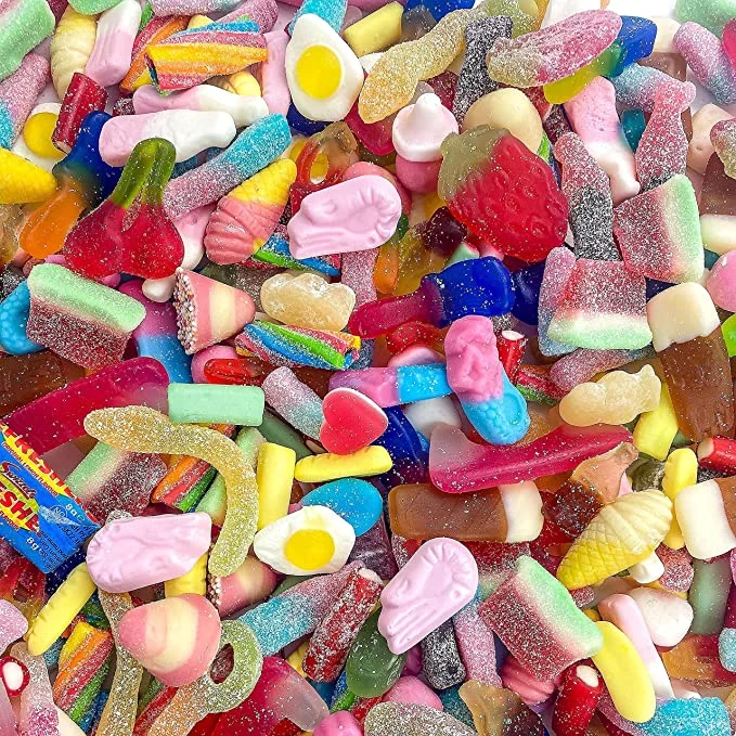 Colourful pick and mix sweets shown in Cranch’s official product photography