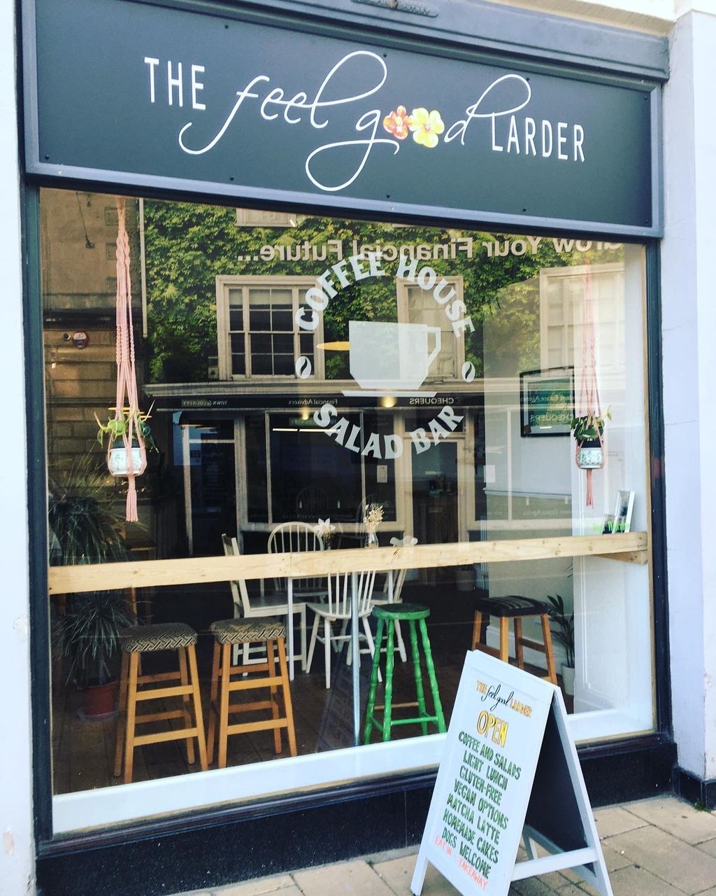 The small Feel Good Larder shopfront