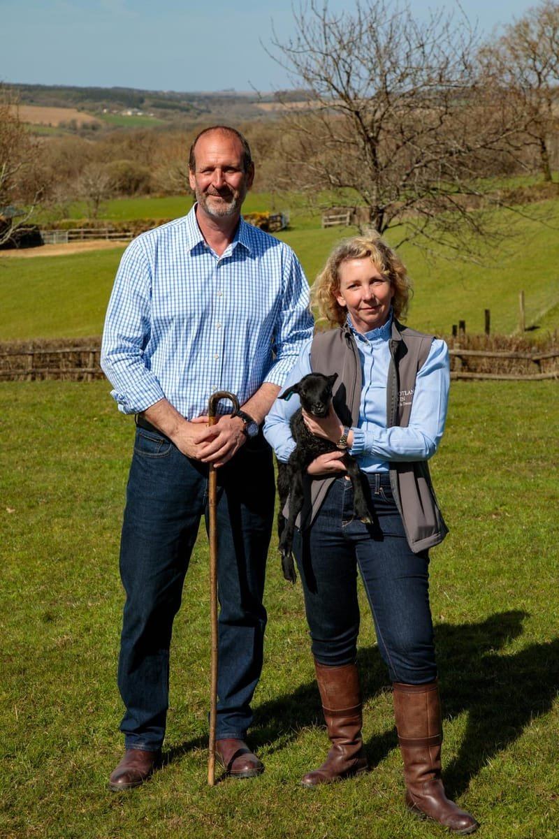 The Gotland Gin founders on their Devon smallholding