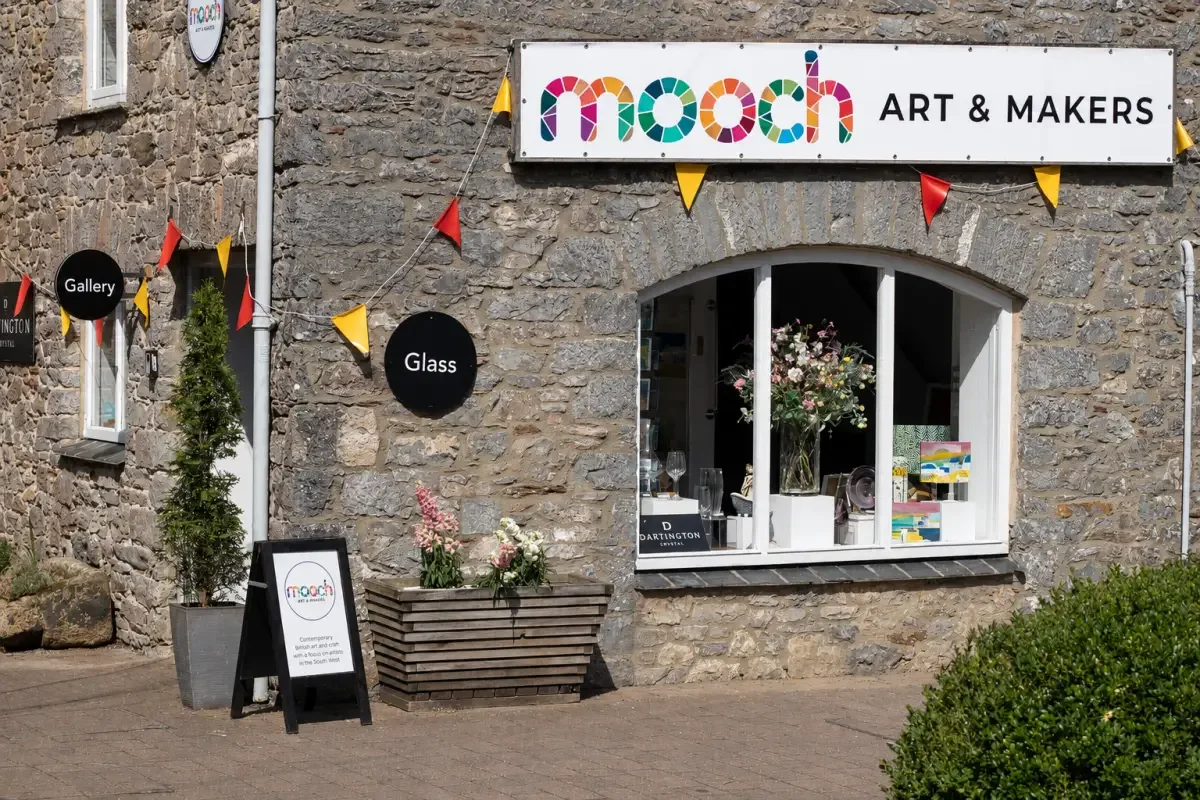 Mooch Art & Makers shopfront in the Cider Press Centre