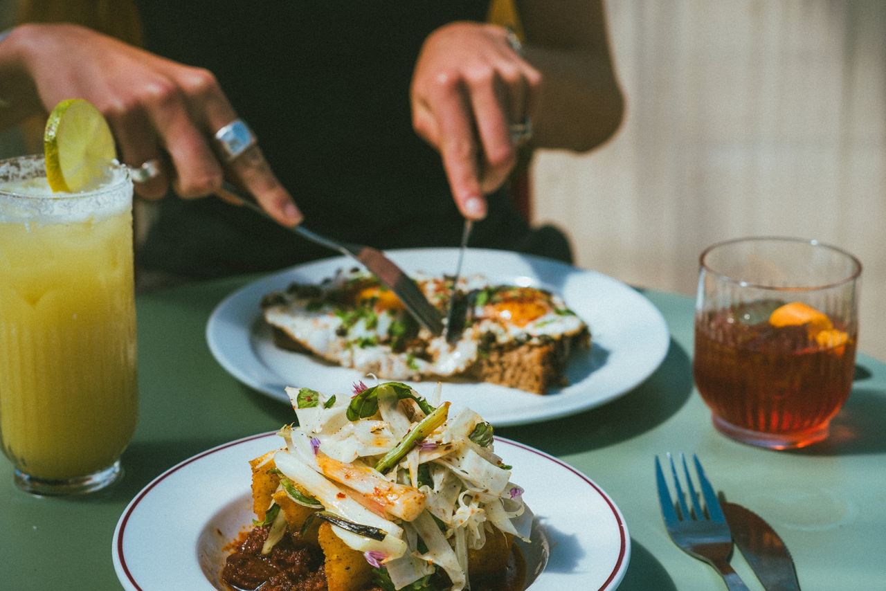 Seasonal plates and drinks at Outside Devon