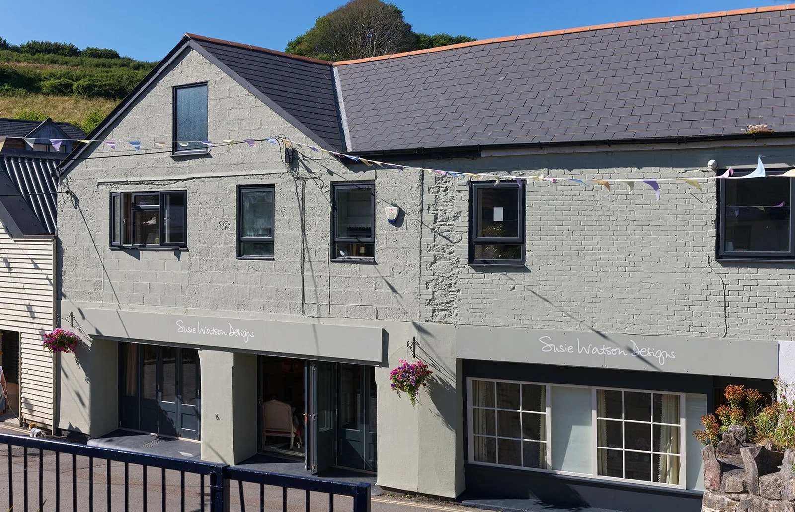 Exterior of Susie Watson Designs’ new Island Street showroom