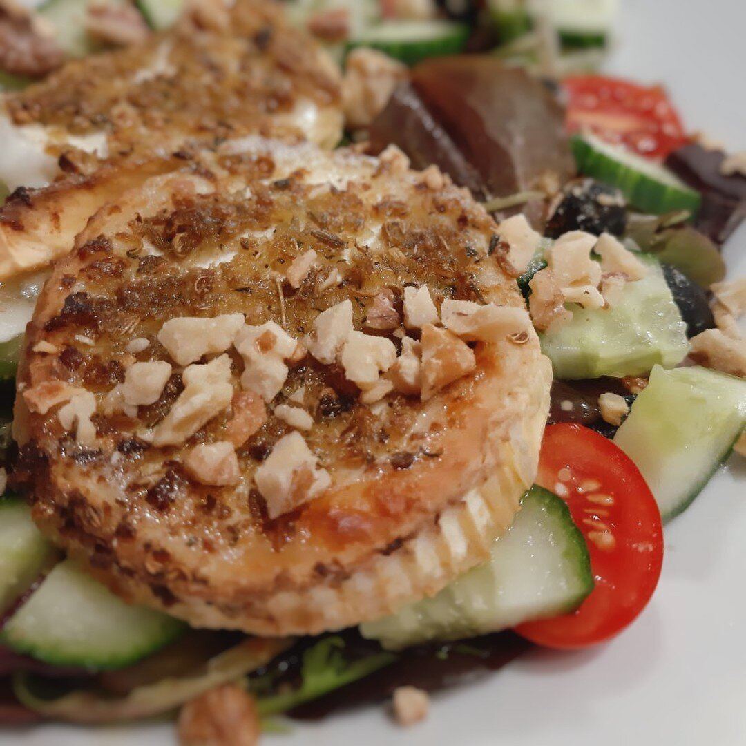 A goats’ cheese and walnut salad from Zest